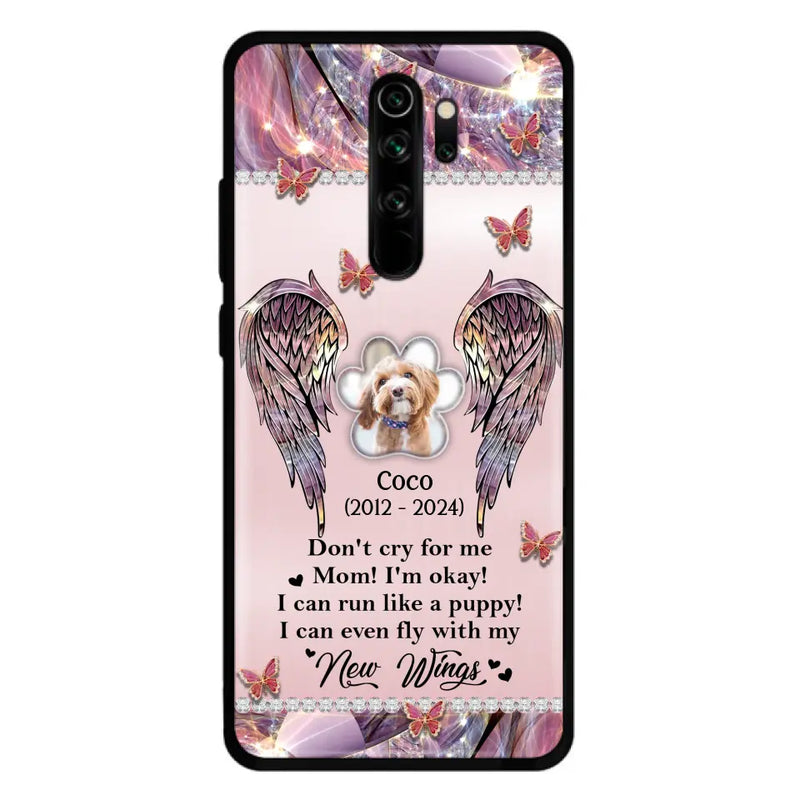 Personalized Memorial Phone Case - Upload Photo - Memorial Gift Idea For Dog Lover - Don't Cry For Me - Case For Oppo/Xiaomi/Huawei