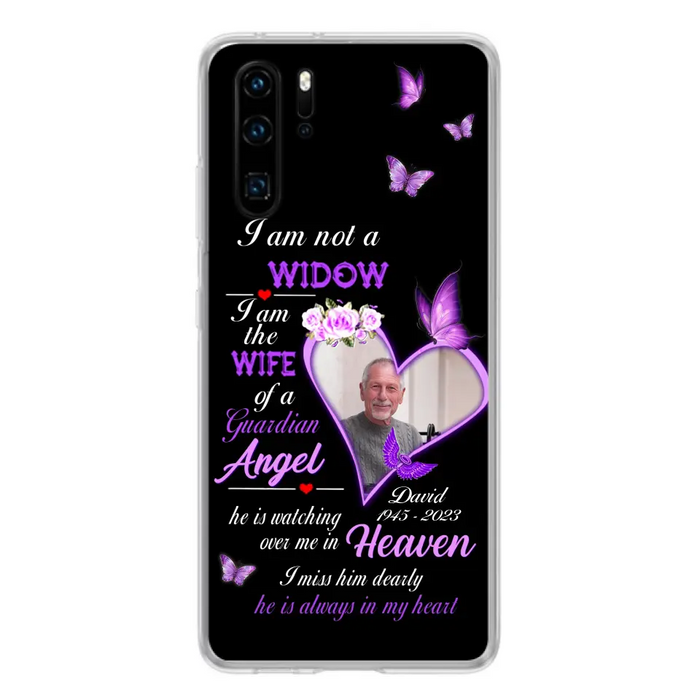 Custom Personalized Memorial Phone Case - Memorial Gift Idea For Family - Case For Oppo/Xiaomi/Huawei - I Am Not A Widow