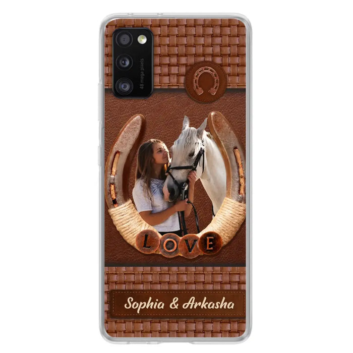 Custom Personalized Horse Phone Case - Upload Photo - Gift Idea Horse Lover - Case For iPhone And Samsung