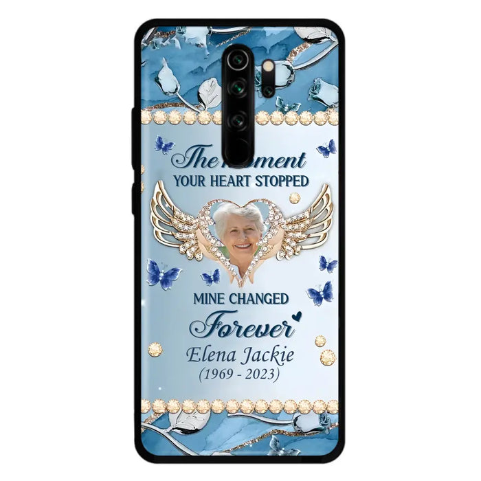 Personalized Memorial Phone Case - Memorial Gift Idea For Family - Case For Oppo/Xiaomi/Huawei - The Moment Your Heart Stopped Mine Changed Forever