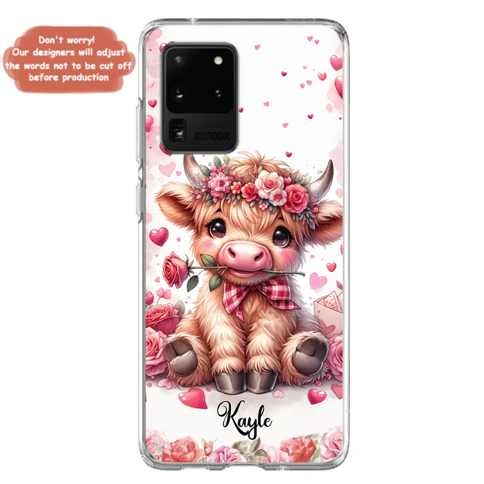 Lovely Highland Phone Case - Gift Idea For Birthday/Valentine's Day - Case For iPhone, Samsung