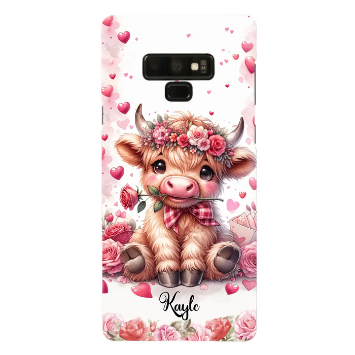 Lovely Highland Phone Case - Gift Idea For Birthday/Valentine's Day - Case For iPhone, Samsung