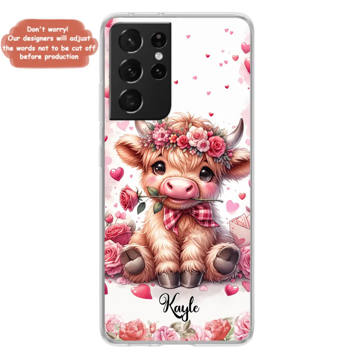 Lovely Highland Phone Case - Gift Idea For Birthday/Valentine's Day - Case For iPhone, Samsung