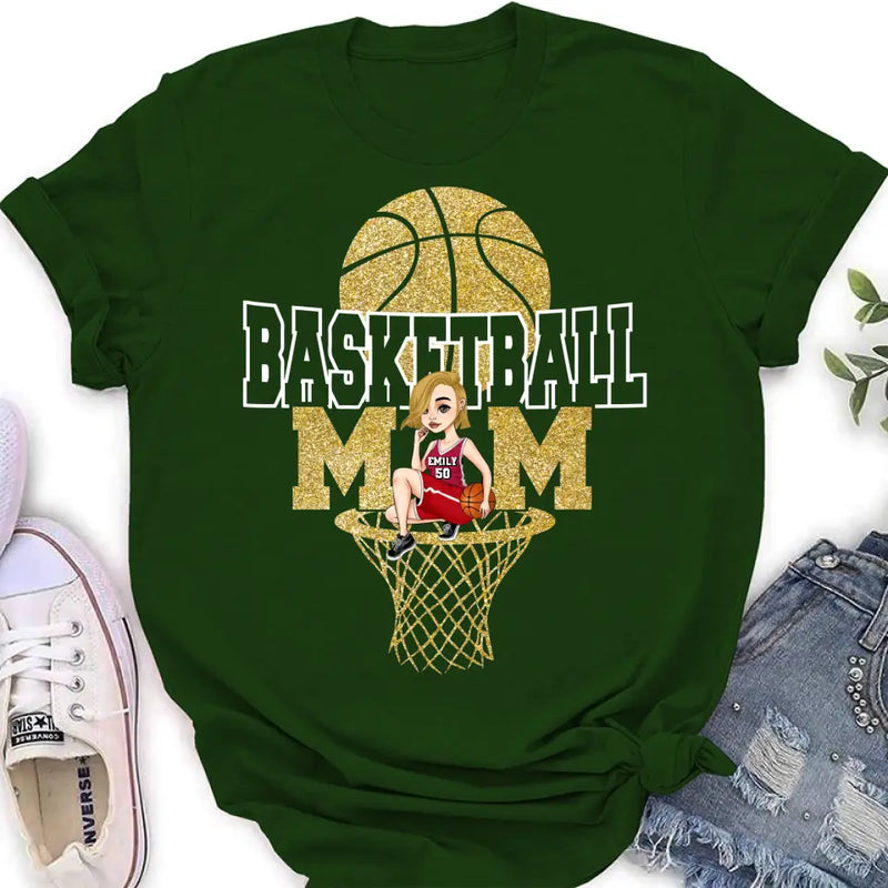 Personalized Basketball Mom Shirt/Hoodie - Gift Idea For Mom/Basketball Lover