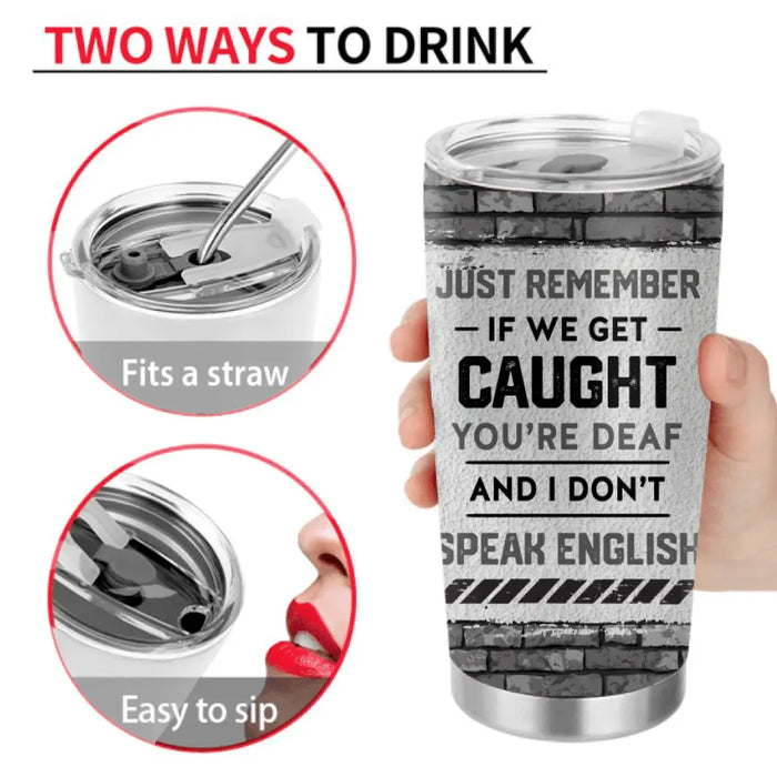 Personalized Besties Tumbler - Gift Idea For Friends/Sisters - Partners In Crime