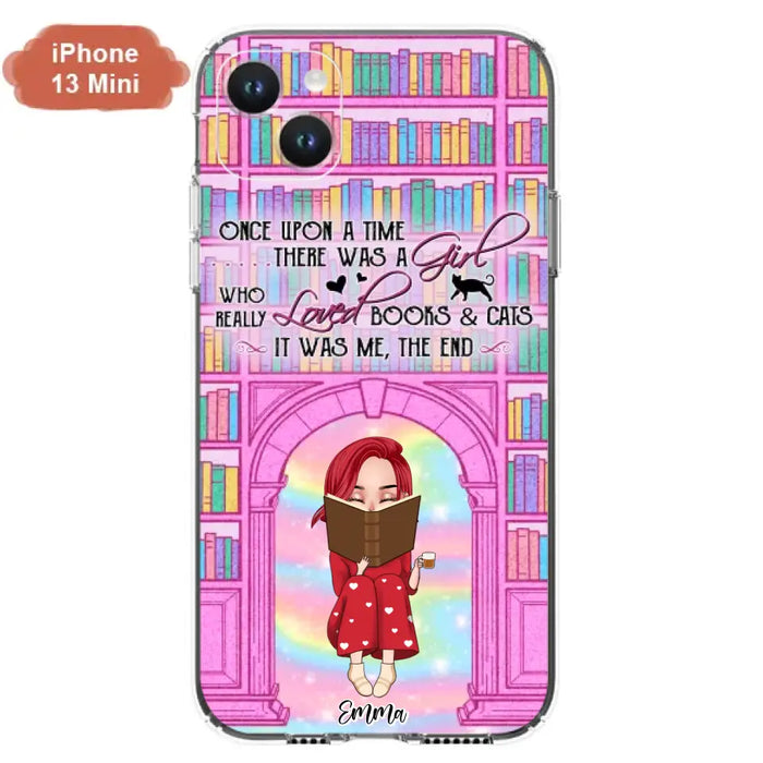 Custom Personalized Reading Girl Phone Case - Gift Idea For Books Lovers - It Was Me The End - Case For iPhone/Samsung