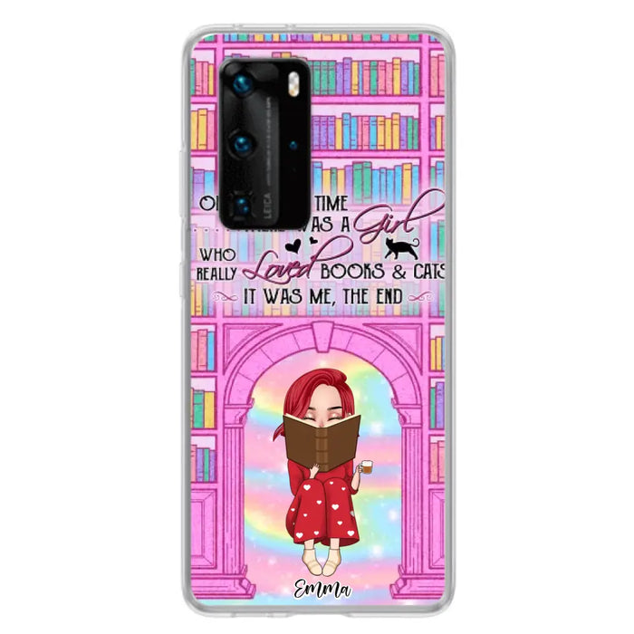 Custom Personalized Reading Girl Phone Case - Gift Idea For Books Lovers - It Was Me The End - Case For Oppo/Xiaomi/Huawei