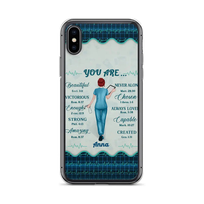 Custom Personalized Nurse Phone Case - Gift Idea For Nurse/ Birthday/ Friend - You Are Beautiful - Cases For iPhone/Samsung