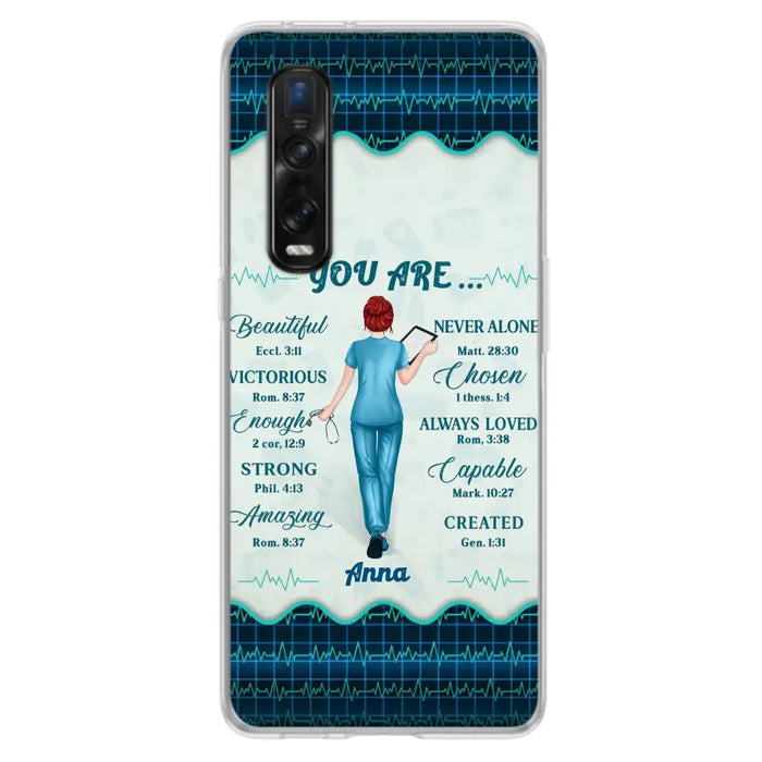 Custom Personalized Nurse Phone Case - Gift Idea For Nurse/ Birthday/ Friend - You Are Beautiful - Cases For Oppo/Xiaomi/Huawei