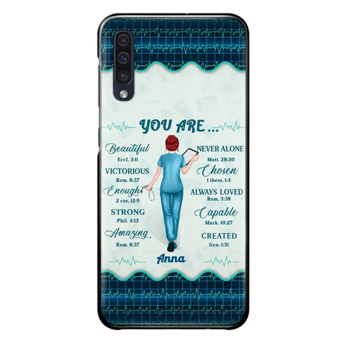 Custom Personalized Nurse Phone Case - Gift Idea For Nurse/ Birthday/ Friend - You Are Beautiful - Cases For iPhone/Samsung