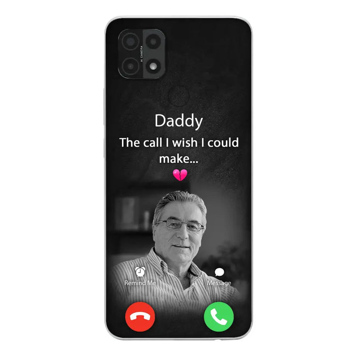 Custom Personalized Memorial Mom Phone Case - Upload Photo - Memorial Gift Idea For Mom/ Dad - The Call I Wish I Could Make - Case For Oppo/ Xiaomi/ Huawei