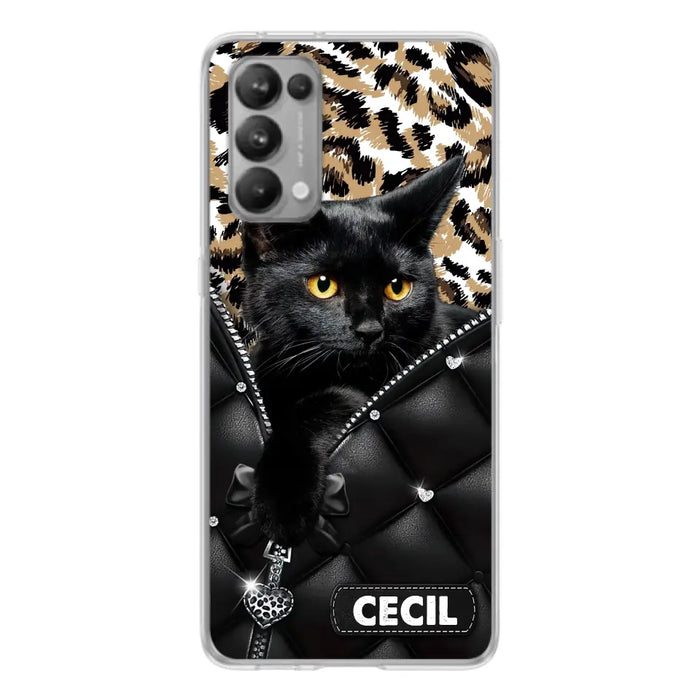 Custom Personalized Cat Phone Case For Oppo/Xiaomi/Huawei - Upload Photo - Gift Idea For Cat Lovers