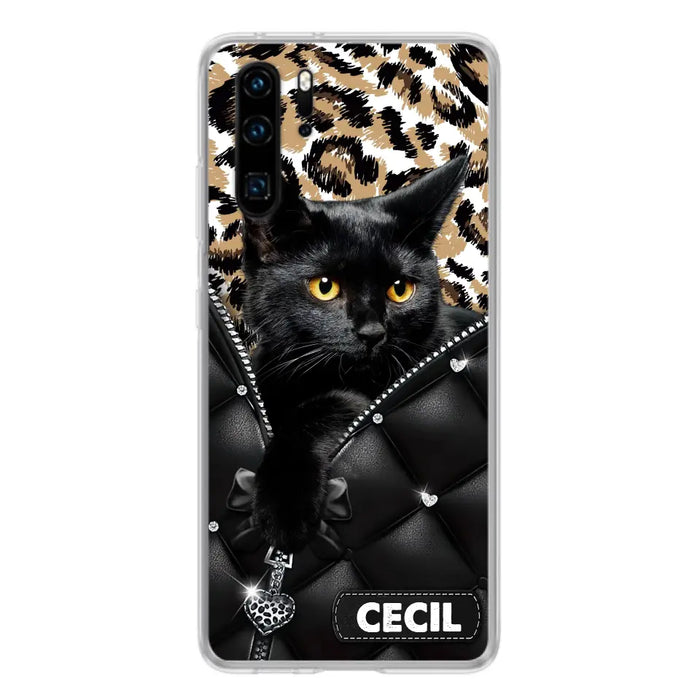 Custom Personalized Cat Phone Case For Oppo/Xiaomi/Huawei - Upload Photo - Gift Idea For Cat Lovers