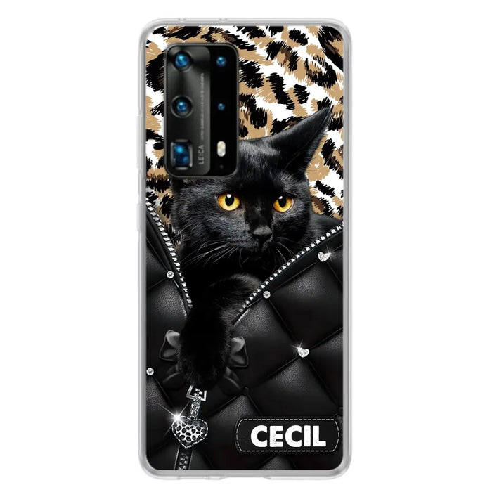 Custom Personalized Cat Phone Case For Oppo/Xiaomi/Huawei - Upload Photo - Gift Idea For Cat Lovers