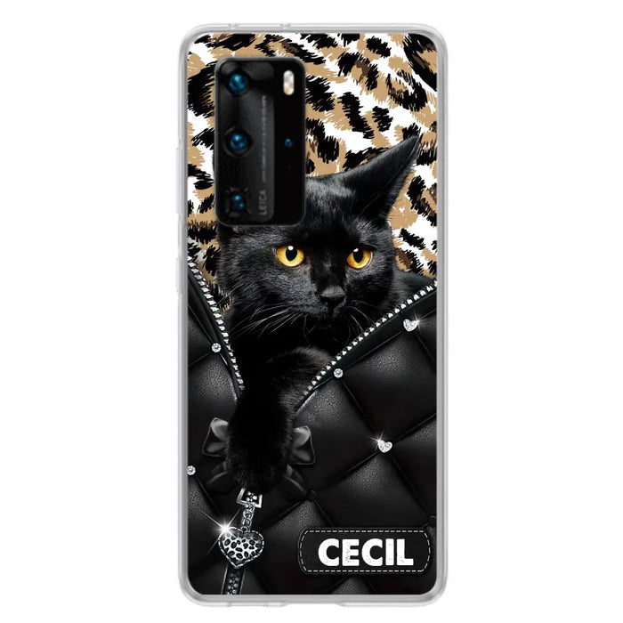 Custom Personalized Cat Phone Case For Oppo/Xiaomi/Huawei - Upload Photo - Gift Idea For Cat Lovers