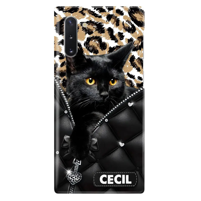 Custom Personalized Cat Phone Case For iPhone/Samsung - Upload Photo - Gift Idea For Cat Lovers