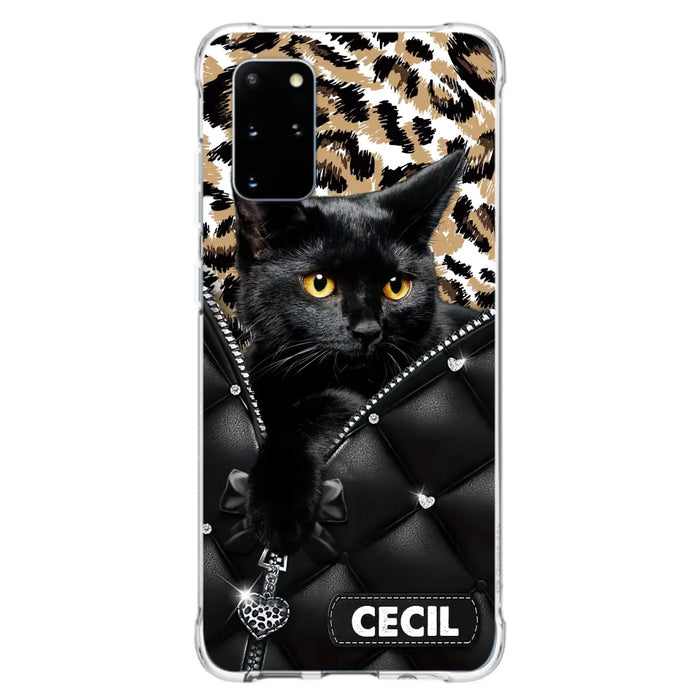 Custom Personalized Cat Phone Case For iPhone/Samsung - Upload Photo - Gift Idea For Cat Lovers