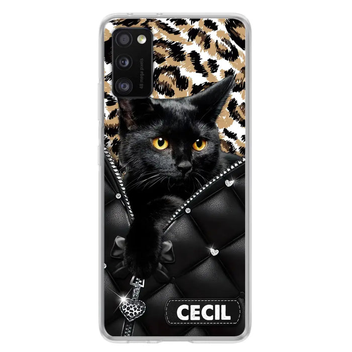 Custom Personalized Cat Phone Case For iPhone/Samsung - Upload Photo - Gift Idea For Cat Lovers