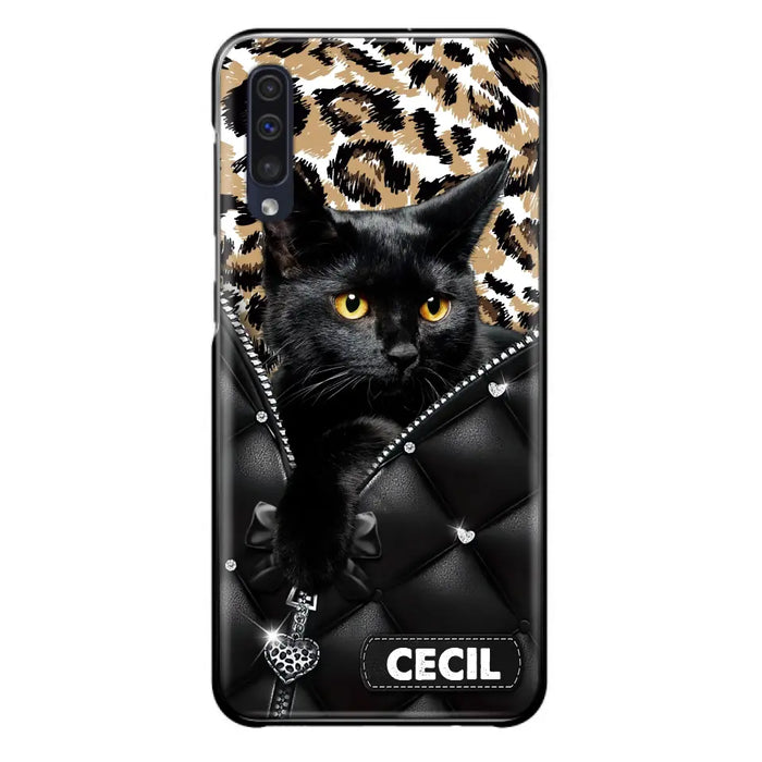 Custom Personalized Cat Phone Case For iPhone/Samsung - Upload Photo - Gift Idea For Cat Lovers