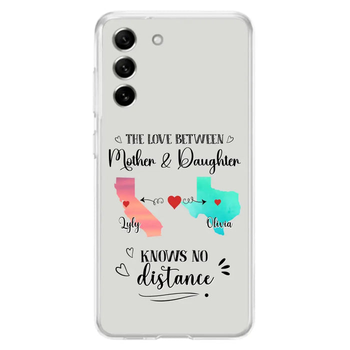 Custom Personalized Mother Daughter Long Distance Phone Case - Gift Idea For Mother And Daughter - Case For iPhone And Samsung