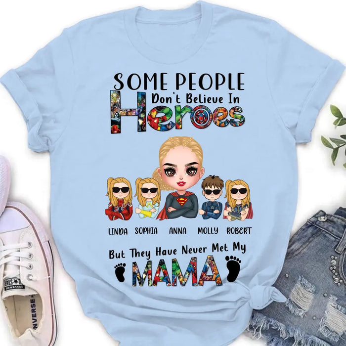 Custom Personalize Mother's Day Shirt/Hoodie - Upto 4 Kids - Gift Idea For Grandma/Mother's Day - You're Welcome
