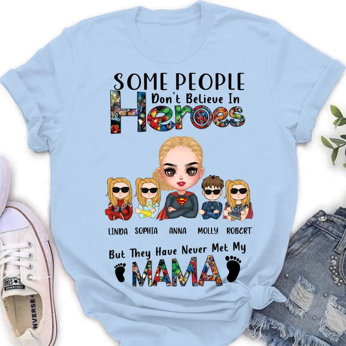 Personalize Mother's Day Shirt/Hoodie - Up to 4 Kids - Gift Idea For Grandma/Mother's Day - You're Welcome