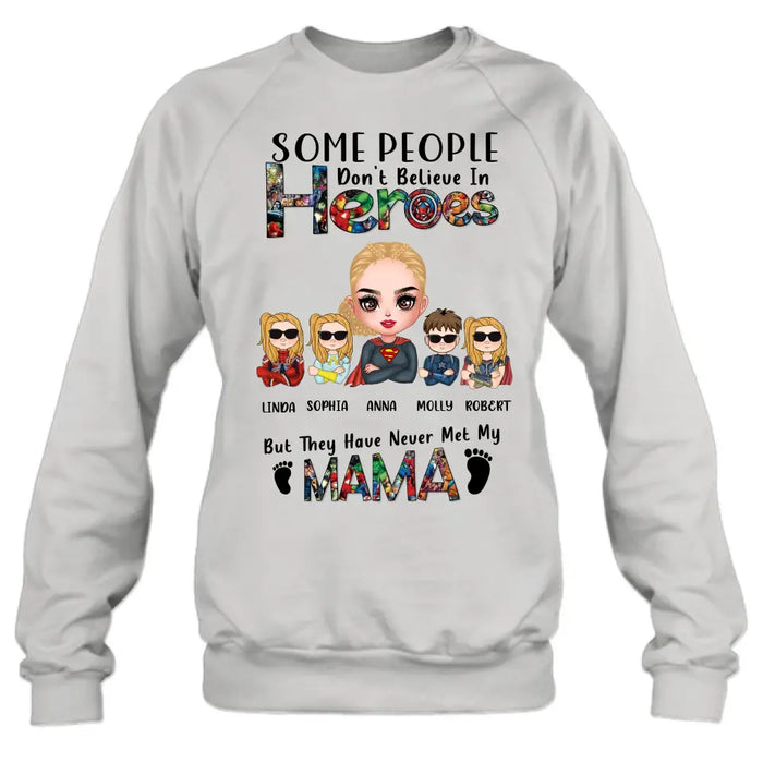 Custom Personalize Mother's Day Shirt/Hoodie - Upto 4 Kids - Gift Idea For Grandma/Mother's Day - You're Welcome