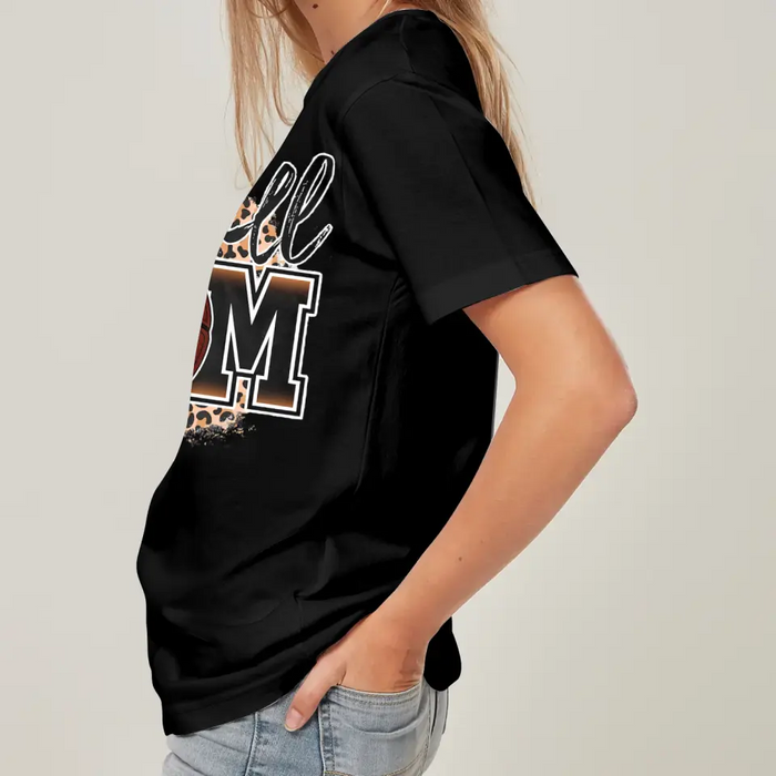 Custom Personalized Basketball Mom AOP T-Shirt - Mother's Day Gift Idea for Mom/Grandma