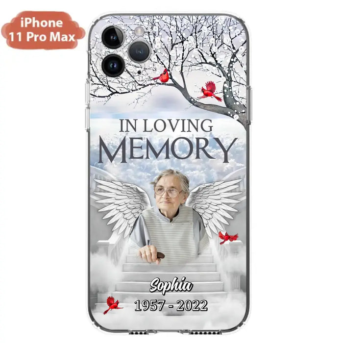 Custom Personalized Memorial Phone Case - Upload Photo - Memorial Gift Idea For Family - In Loving Memory - Case For iPhone & Samsung