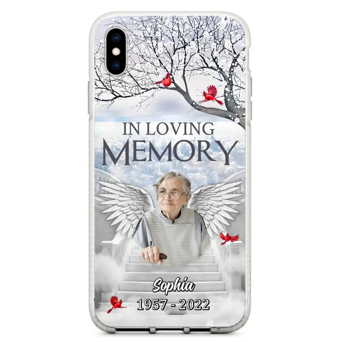 Custom Personalized Memorial Phone Case - Upload Photo - Memorial Gift Idea For Family - In Loving Memory - Case For iPhone & Samsung