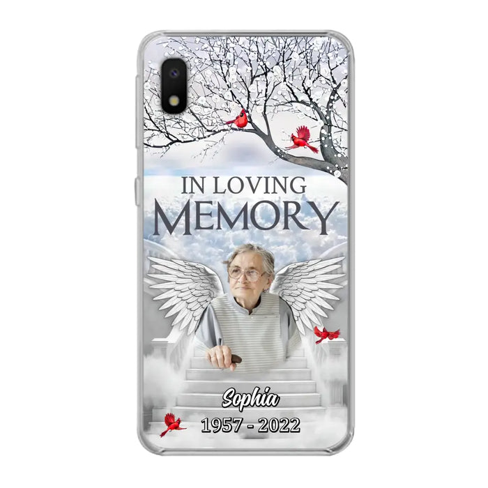 Custom Personalized Memorial Phone Case - Upload Photo - Memorial Gift Idea For Family - In Loving Memory - Case For iPhone & Samsung