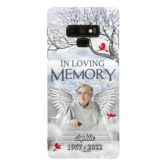 Custom Personalized Memorial Phone Case - Upload Photo - Memorial Gift Idea For Family - In Loving Memory - Case For iPhone & Samsung