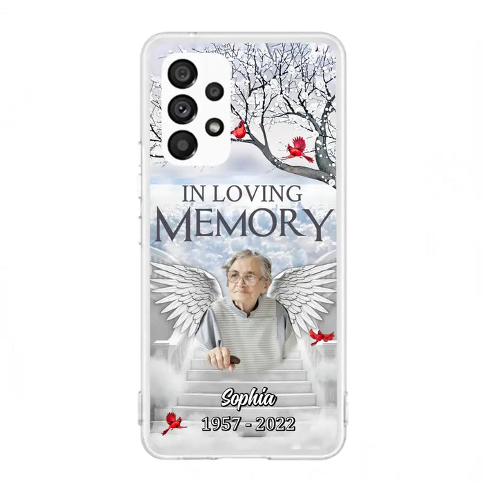 Custom Personalized Memorial Phone Case - Upload Photo - Memorial Gift Idea For Family - In Loving Memory - Case For iPhone & Samsung