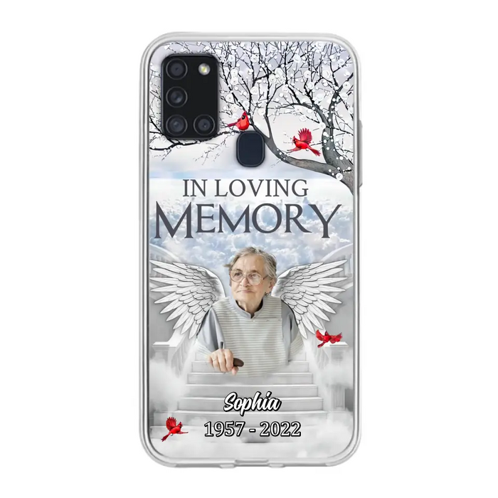 Custom Personalized Memorial Phone Case - Upload Photo - Memorial Gift Idea For Family - In Loving Memory - Case For iPhone & Samsung