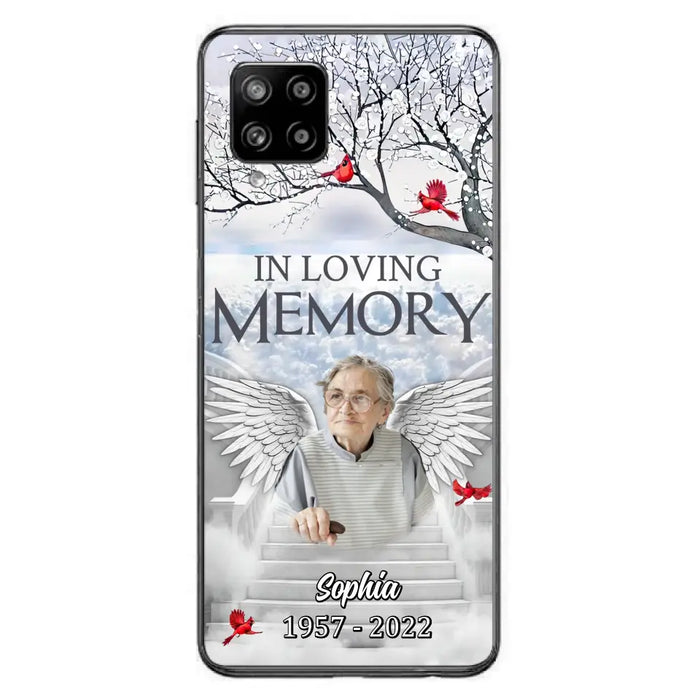 Custom Personalized Memorial Phone Case - Upload Photo - Memorial Gift Idea For Family - In Loving Memory - Case For iPhone & Samsung