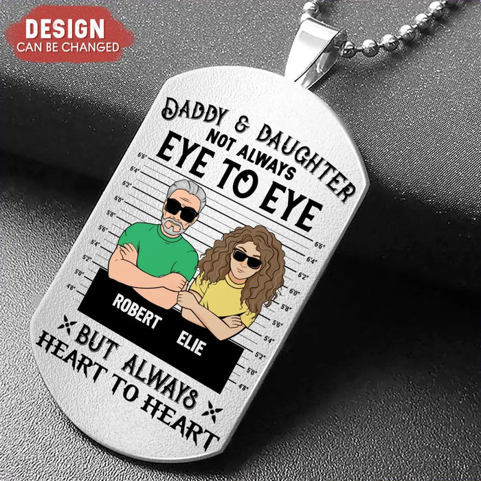 Personalized Dad/Mom And Daughter/Son Aluminum Keychain - Gift Idea For Father's Day/Mother's Day