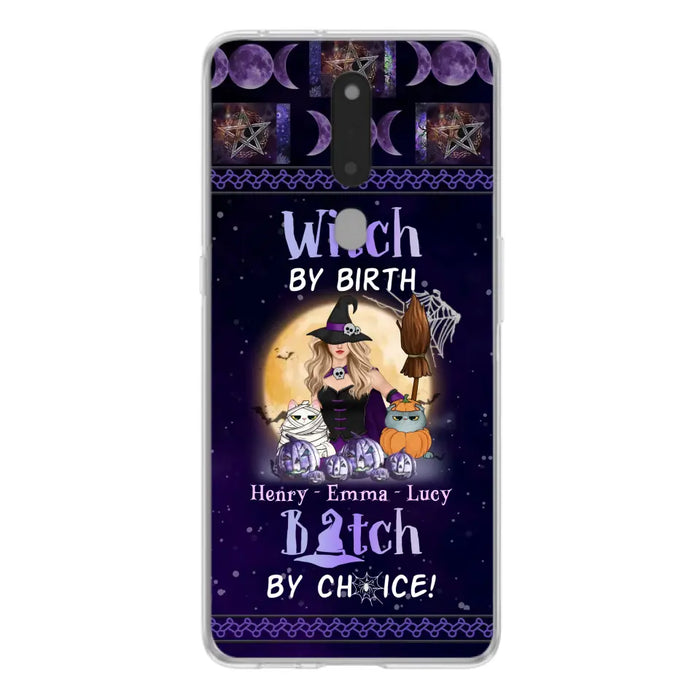 Custom Personalized Pet Witch Phone Case - Halloween Gift For Dog/ Cat Lover - Witch By Birth Bitch By Choice - Case For Oppo/Xiaomi/Huawei