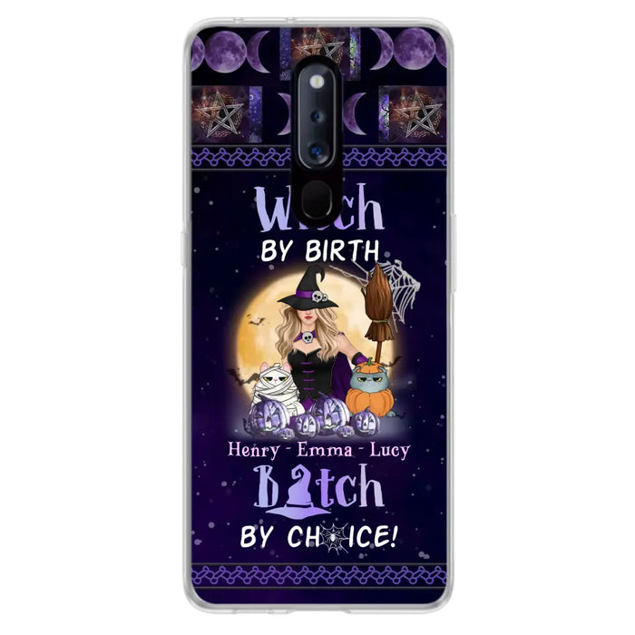 Custom Personalized Pet Witch Phone Case - Halloween Gift For Dog/ Cat Lover - Witch By Birth Bitch By Choice - Case For Oppo/Xiaomi/Huawei