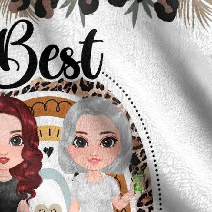 Personalized Mom Fleece Throw/Quilt Blanket - Mom with up to 3 Children - Mother's Day Gift Idea - Best Mom Ever