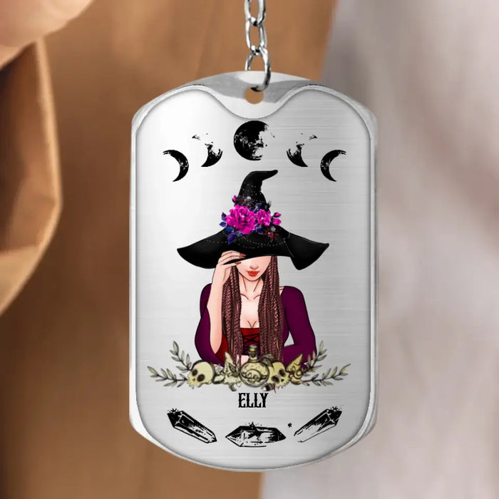 Custom Personalized Witch Aluminum Keychain - Gift For Witch Lover - Am I Really A Witch