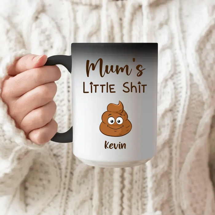 Custom Personalized Funny Color Changing Beverage Mug - Upto 10 Children - Funny Gift Idea for Mother's Day/Father's Day