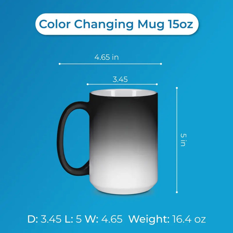 Personalized Funny Color Changing Beverage Mug - Up to 10 Children - Funny Gift Idea for Mother's Day/Father's Day