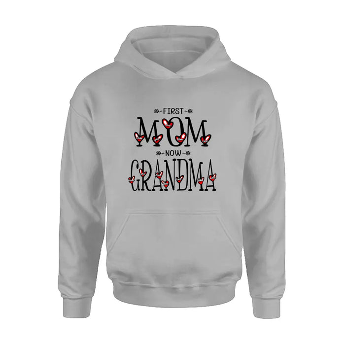 Personalized Mom And Grandma Shirt - Upto 5  Kids & 7 Grandkids - Mother's Day Gift Idea for Mom/Grandma