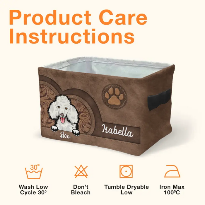 Personalized Dog Storage Box - 
Up to 3 Dogs - Mother's Day Gift For Dog Lovers