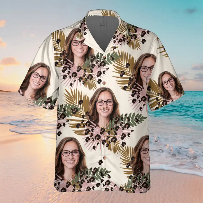 Custom Personalized Photo Hawaiian Shirt - Birthday/ Mother's Day/ Father's Day Gift Idea