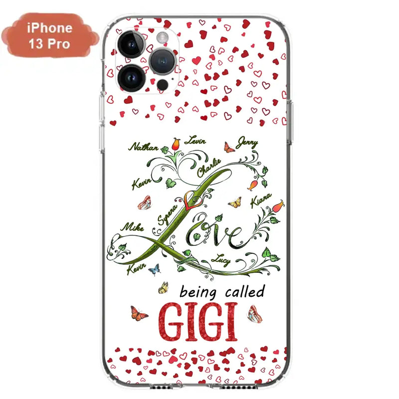 Personalized Grandma Phone Case - Up to 10 Kids - Mother's Day Gift Idea For Grandma - Love Being Called Grandma