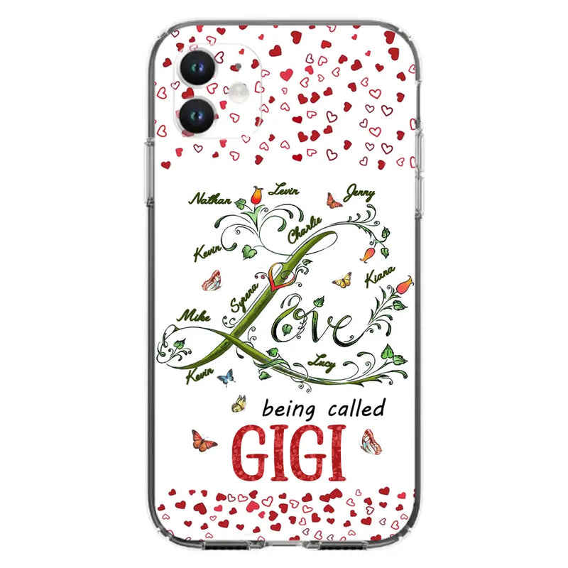 Personalized Grandma Phone Case - Up to 10 Kids - Mother's Day Gift Idea For Grandma - Love Being Called Grandma