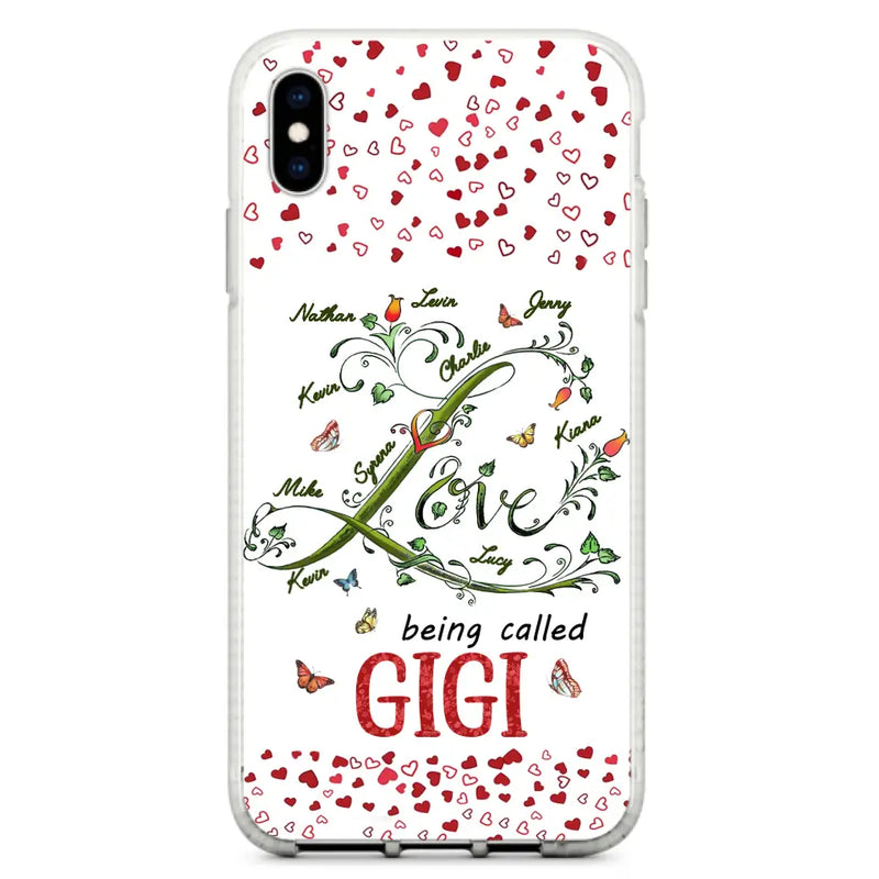 Personalized Grandma Phone Case - Up to 10 Kids - Mother's Day Gift Idea For Grandma - Love Being Called Grandma