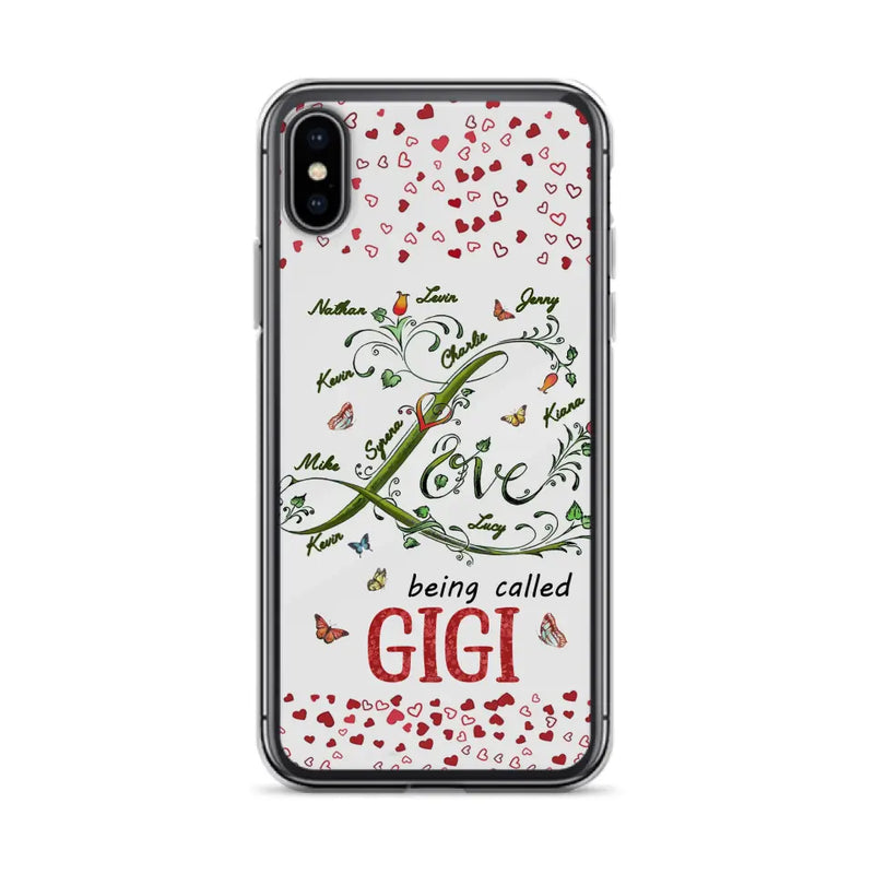 Personalized Grandma Phone Case - Up to 10 Kids - Mother's Day Gift Idea For Grandma - Love Being Called Grandma