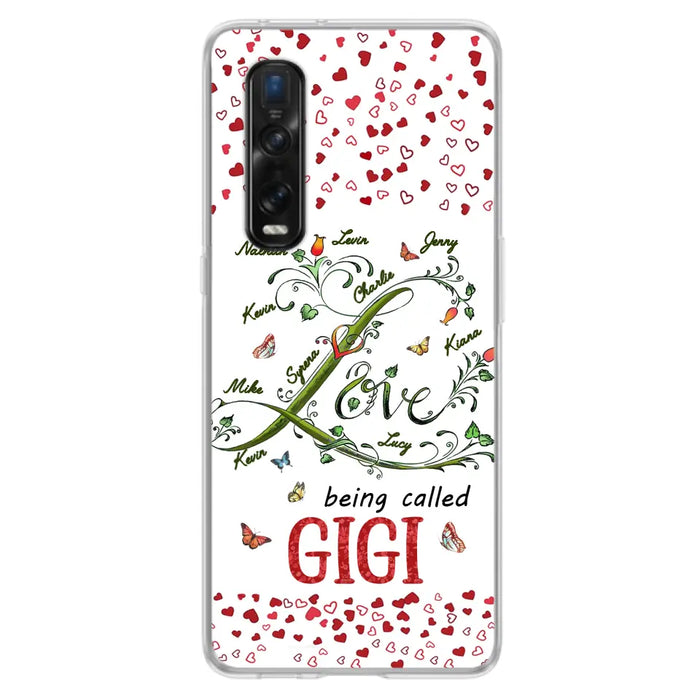 Custom Personalized Grandma Phone Case - Upto 10 Kids - Mother's Day Gift Idea For Grandma - Love Being Called Grandma - Case For Oppo/ Huawei/ Xiaomi